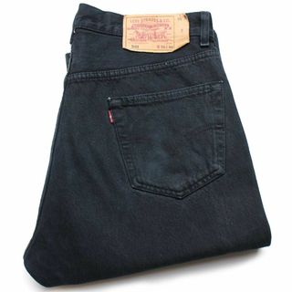 リーバイス(Levi's)の00s ルーマニア製 Levi'sリーバイス 501 後染め ブラック デニムパンツ w36★02 ユーロ ヨーロッパ オールド ジーンズ ストレート(デニム/ジーンズ)