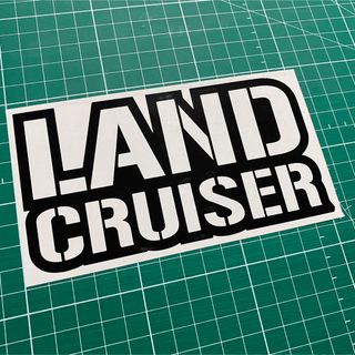 トヨタ(トヨタ)のLANDCRUISERカッティングステッカー カラー変更可能 ランドクルーザー(車外アクセサリ)