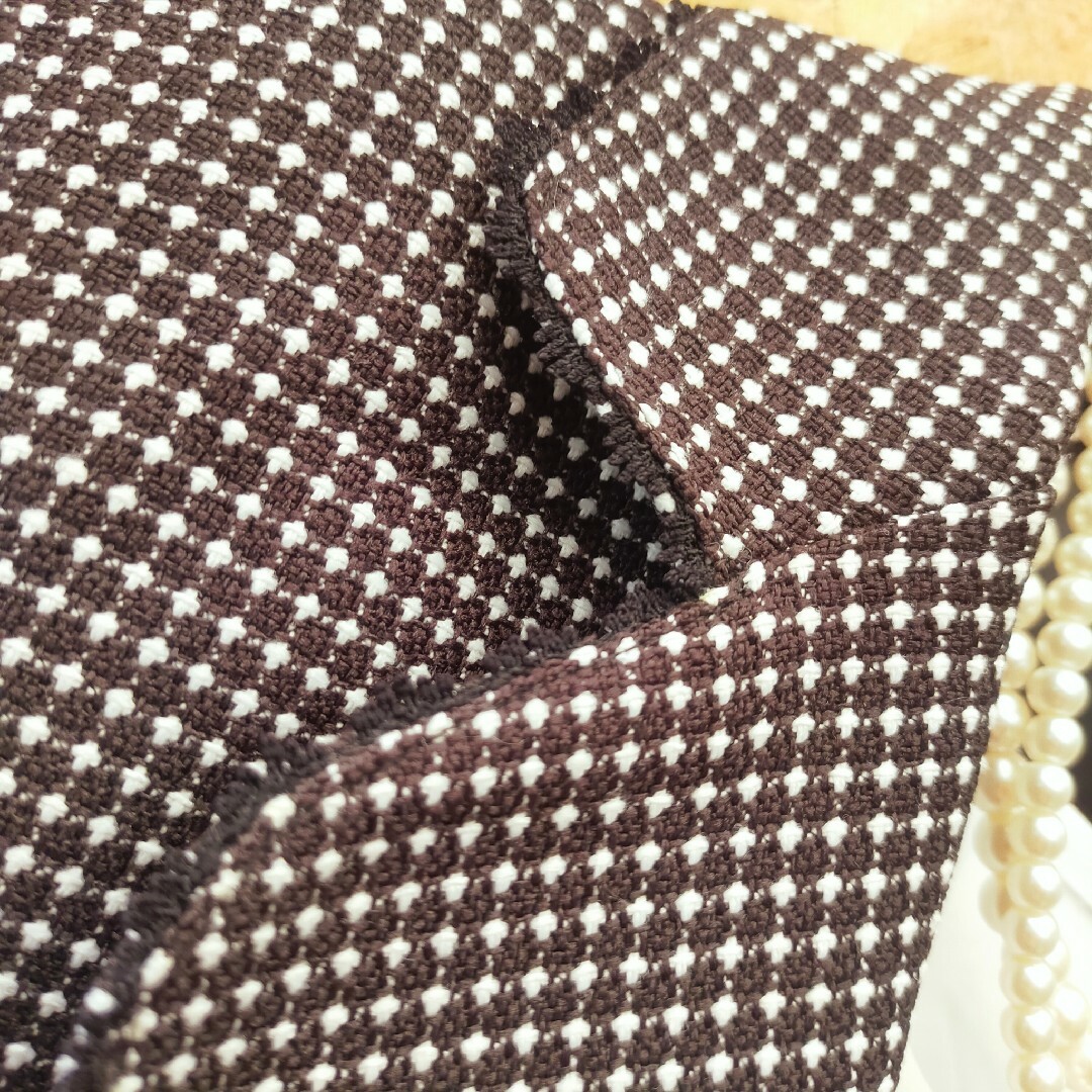 THEORIA セレモニー セットアップ 13号 黒 ツイード レディースのフォーマル/ドレス(スーツ)の商品写真