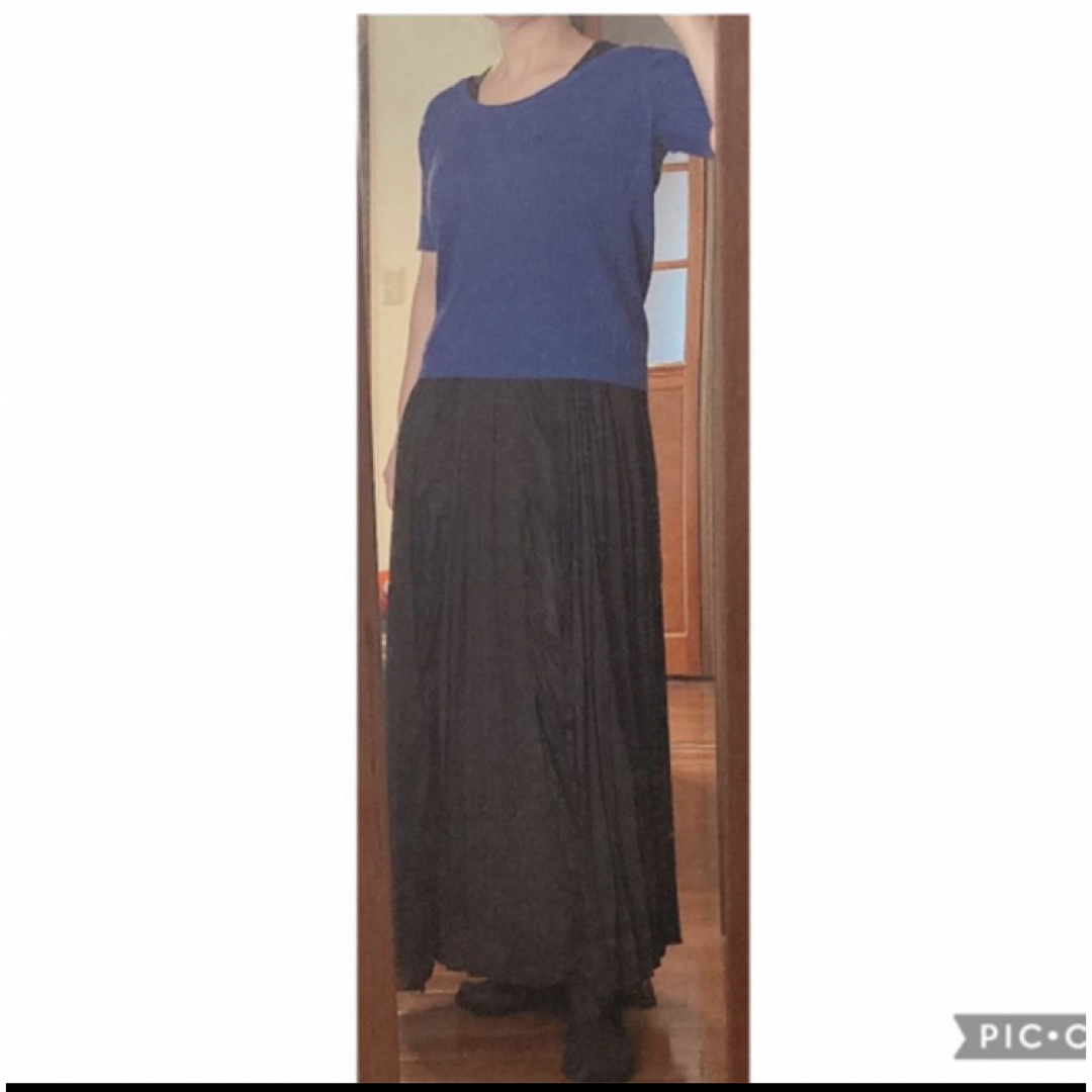 GRL(グレイル)の240.GRL 黒のレースプリーツロングスカート⭐︎ レディースのスカート(ロングスカート)の商品写真