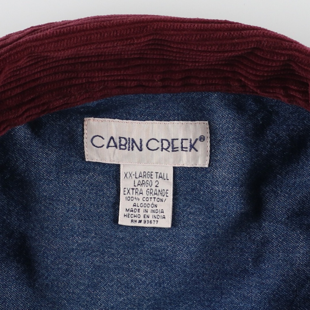 古着 CABIN CREEK 太畝 コーデュロイジャケット レディースXXL /eaa412697 レディースのジャケット/アウター(Gジャン/デニムジャケット)の商品写真