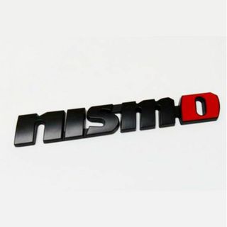 ニッサン(日産)のnismo ニスモ　　エンブレム　３D 　ブラック　１個(車外アクセサリ)