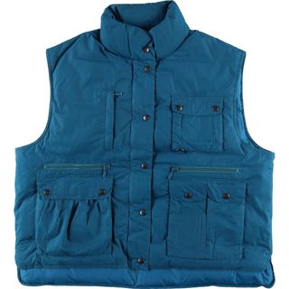 エディーバウアー(Eddie Bauer)の古着 90年代 エディーバウアー Eddie Bauer 黒タグ グースダウンベスト レディースXL ヴィンテージ /eaa414052(ベスト/ジレ)