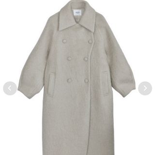 アメリヴィンテージ(Ameri VINTAGE)のAmeri DEFORMATION COLLAR SHAGGY COAT(ロングコート)