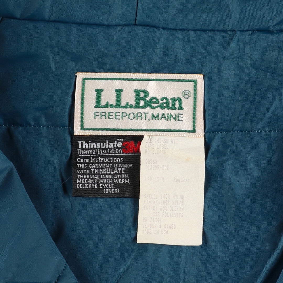 L.L.Bean(エルエルビーン)の古着 80年代 エルエルビーン L.L.Bean 中綿アノラックパーカー パファージャケット USA製 レディースM ヴィンテージ /eaa414940 レディースのジャケット/アウター(その他)の商品写真