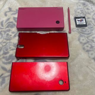 ニンテンドウ(任天堂)のNintendo DS 本体 DSI ピンク　ドラクエIX ケース付き(携帯用ゲームソフト)