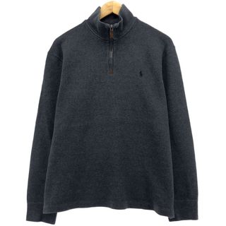 ラルフローレン(Ralph Lauren)の古着 ラルフローレン Ralph Lauren POLO by Ralph Lauren ハーフジップスウェットシャツ トレーナー メンズL /eaa414099(スウェット)