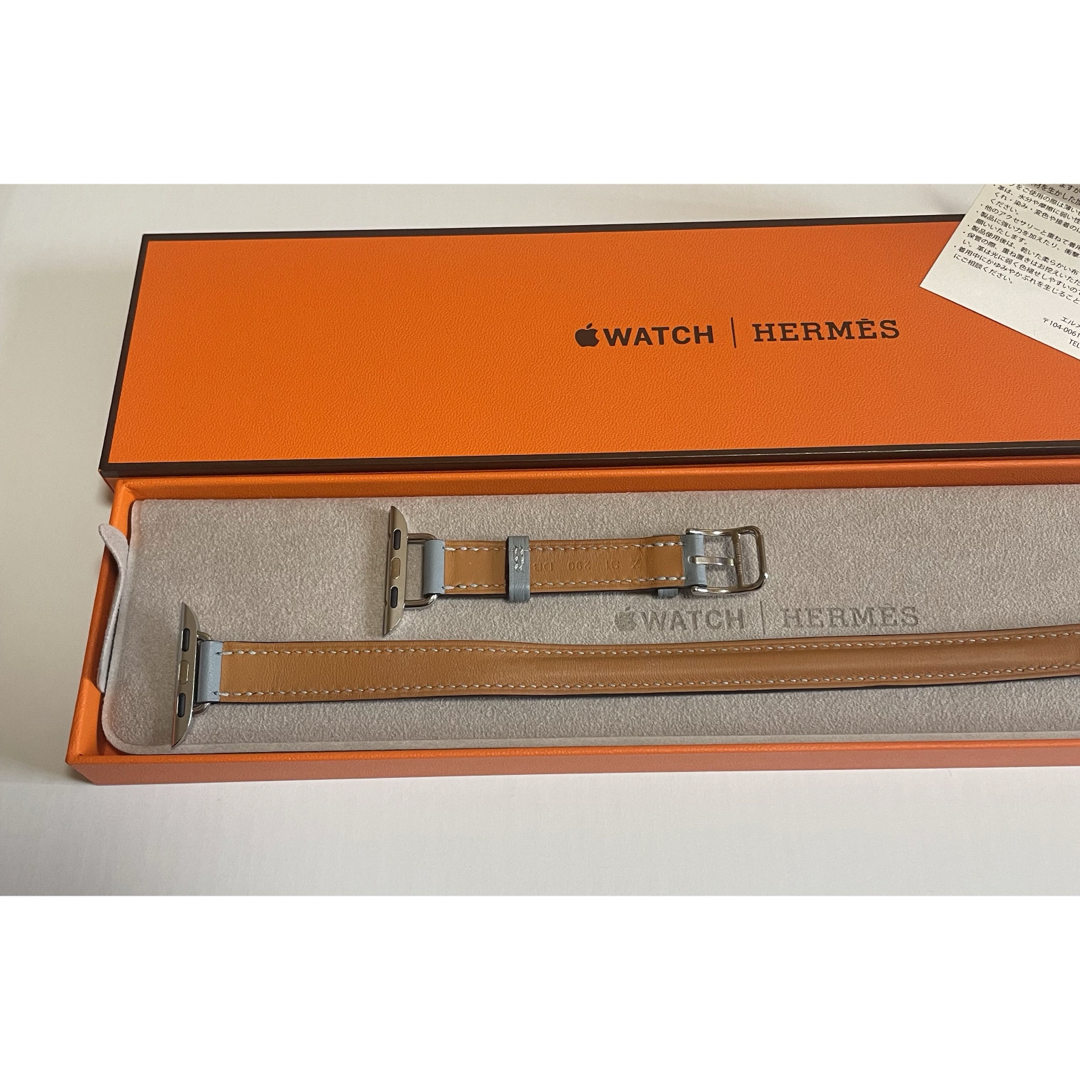 Hermes(エルメス)の【美品】Apple Watch エルメス ブルーラン 廃盤モデル　 レディースのファッション小物(腕時計)の商品写真
