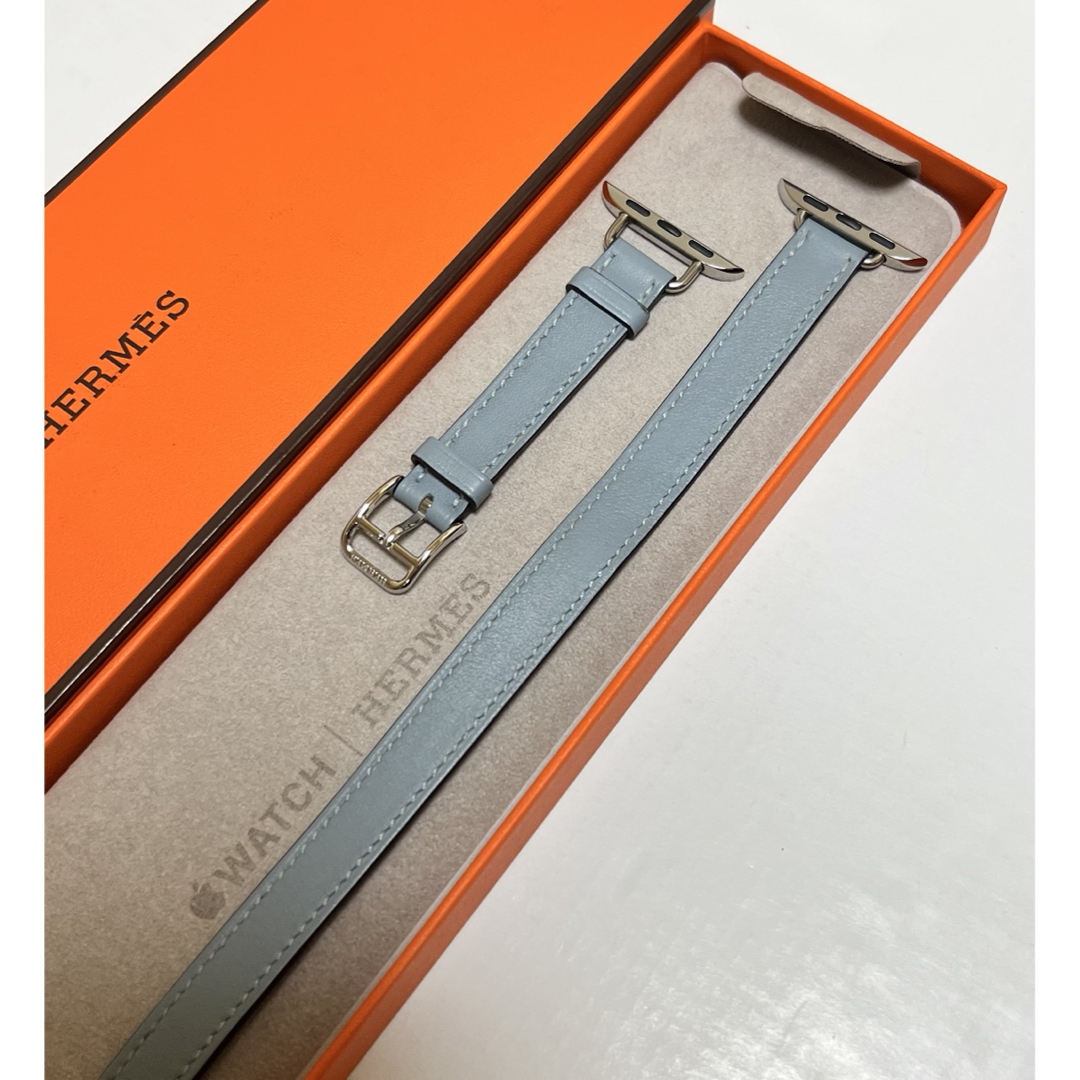 Hermes(エルメス)の【美品】Apple Watch エルメス ブルーラン 廃盤モデル　 レディースのファッション小物(腕時計)の商品写真