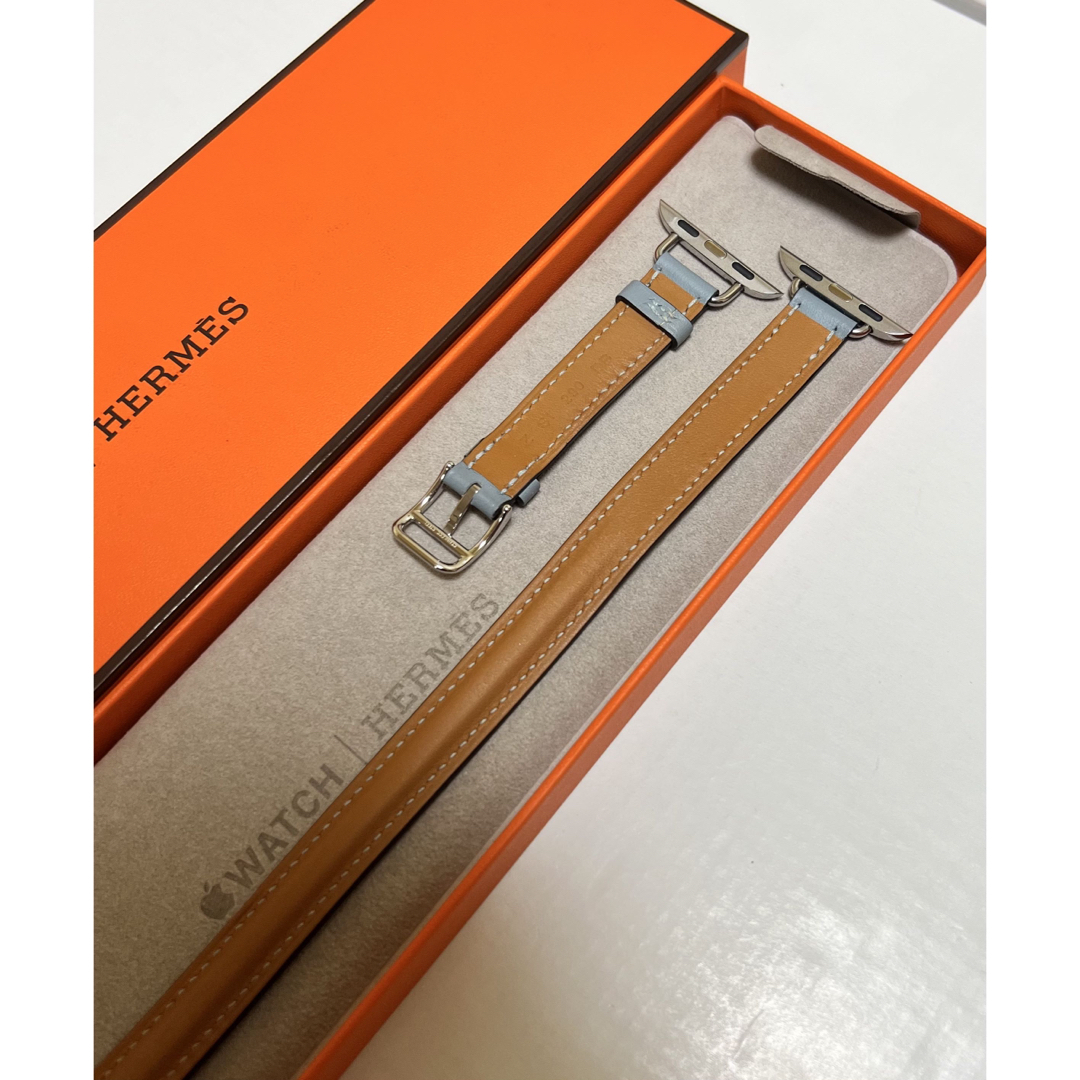 Hermes(エルメス)の【美品】Apple Watch エルメス ブルーラン 廃盤モデル　 レディースのファッション小物(腕時計)の商品写真