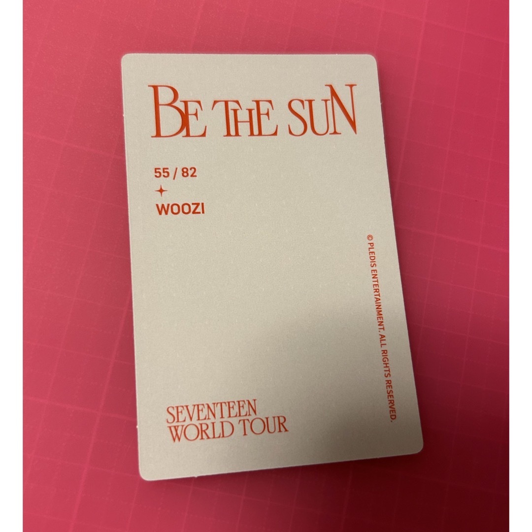 SEVENTEEN(セブンティーン)のBE  THE SUN  ウジ　トレカ エンタメ/ホビーのCD(K-POP/アジア)の商品写真