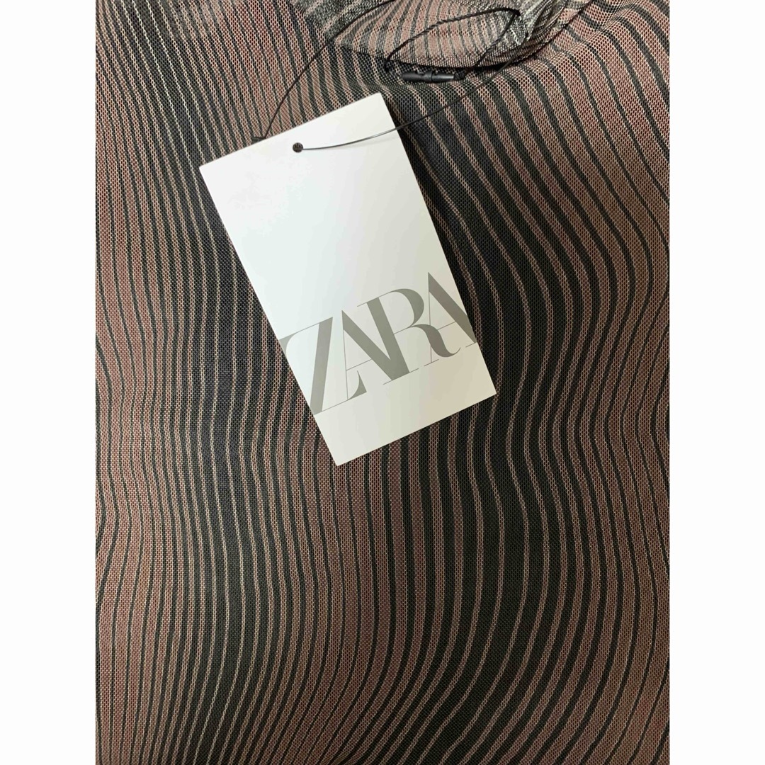 ZARA - ZARA プリント柄チュールワンピース Lの通販 by lilyy's ZARA - ZARA プリント柄チュールワンピース Lの通販 by lilyy's