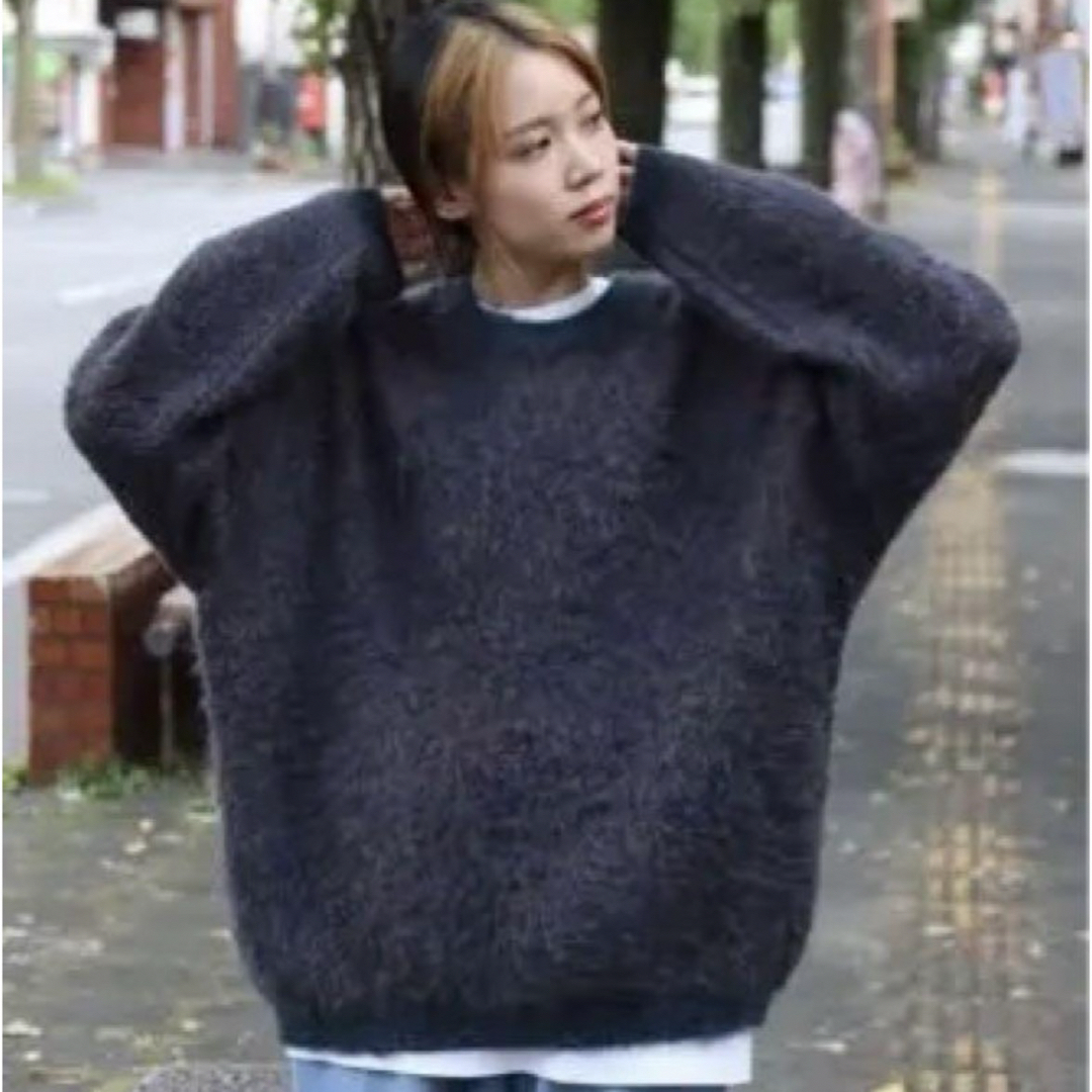 yoke 22aw mohair knit