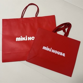 ミキハウス(mikihouse)のmikiHOUSEショッパー　× 2枚(ショップ袋)