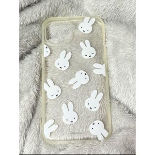 ミッフィー(miffy)のミッフィー IIIIfit Clear iPhone 13  (フェイス総柄)(iPhoneケース)