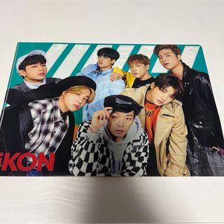 アイコン(iKON)のiKONクリアファイル　全員ver(アイドルグッズ)