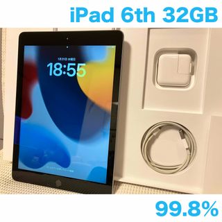 iPad 第7世代 WiFi 32GB スペースグレイBT91.8%iPad有効画素数