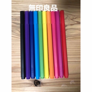 ムジルシリョウヒン(MUJI (無印良品))の水性六角カラーペンマジック10色無印良品(ペン/マーカー)