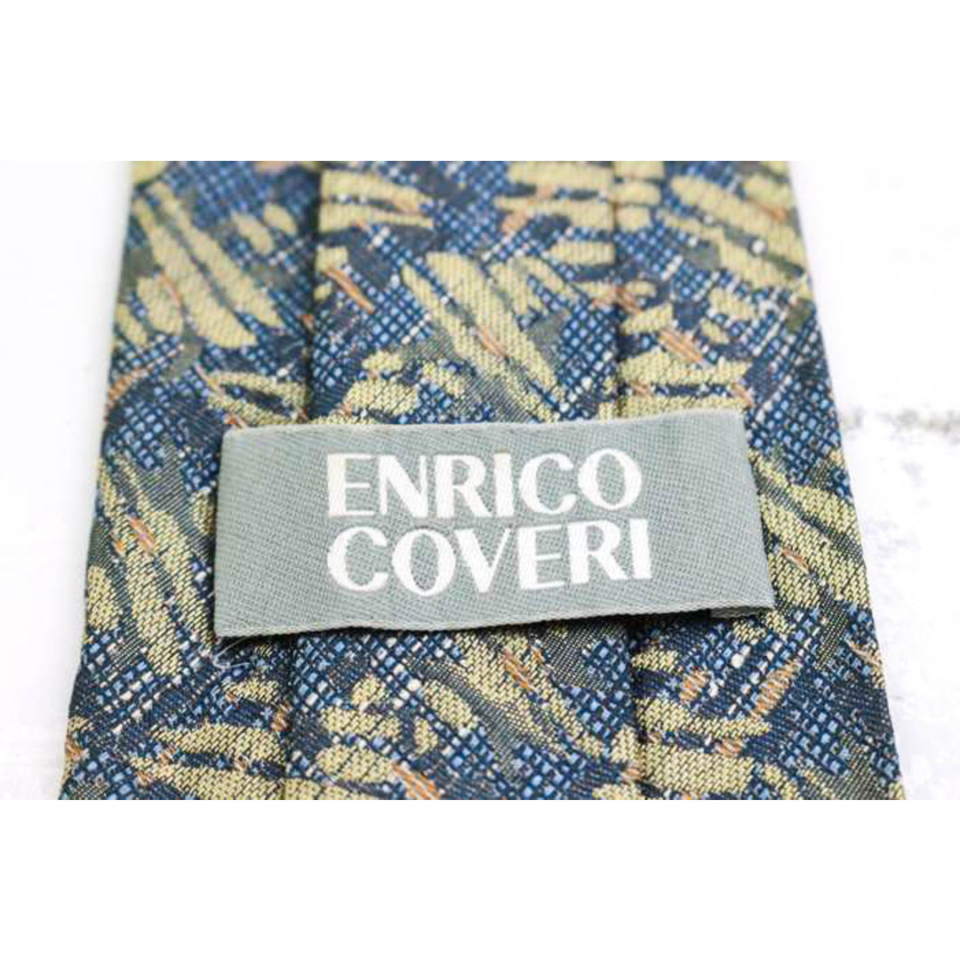 ENRICO COVERI(エンリココベリ)のエンリコ・コベリ ブランド ネクタイ シルク 総柄 メンズ ネイビー Enrico Coveri メンズのファッション小物(ネクタイ)の商品写真