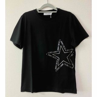 ジミーチュウ(JIMMY CHOO)の新品未使用　ジミーチュウ　JIMMY CHOO Tシャツ　Sサイズ　ブラック(Tシャツ(半袖/袖なし))