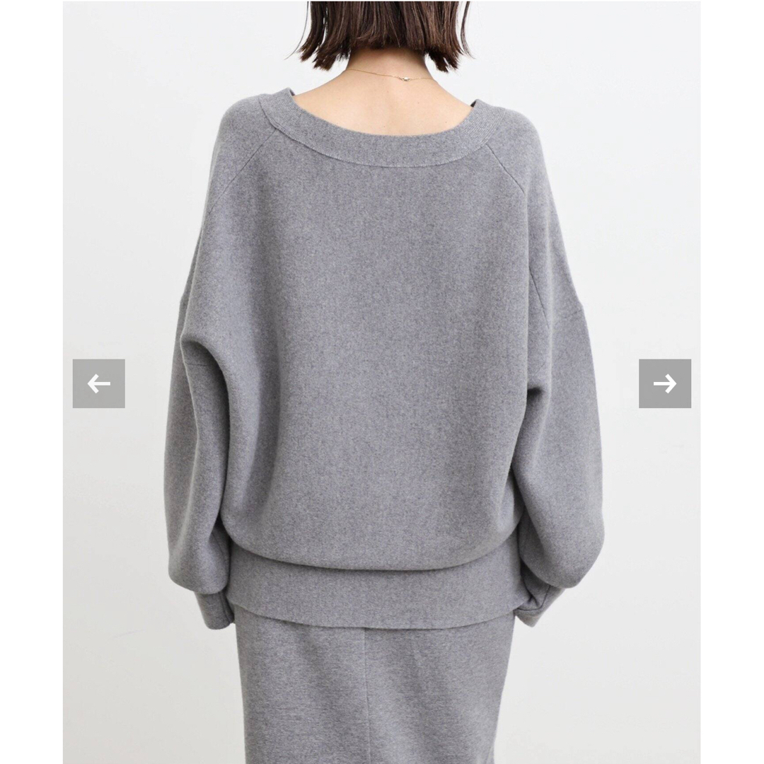 L´Appartement Volume Knit Cardigan グレー トップス L´Appartement Volume Knit Cardigan グレー トップス