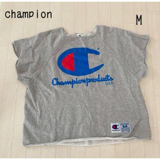 チャンピオン(Champion)のチャンピオン　champion ヴィンテージ　半袖　裏起毛　レディース　M(トレーナー/スウェット)