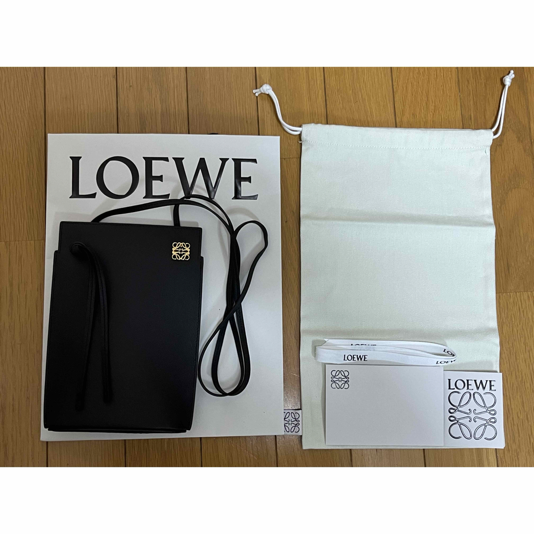 驚きの価格  【新品未使用】LOEWE ロエベ　ダイスポケット　ブラック