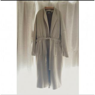 ザラ(ZARA)の12999円 ZARA コート　ベージュ ラップコート ビッグシルエット(ロングコート)