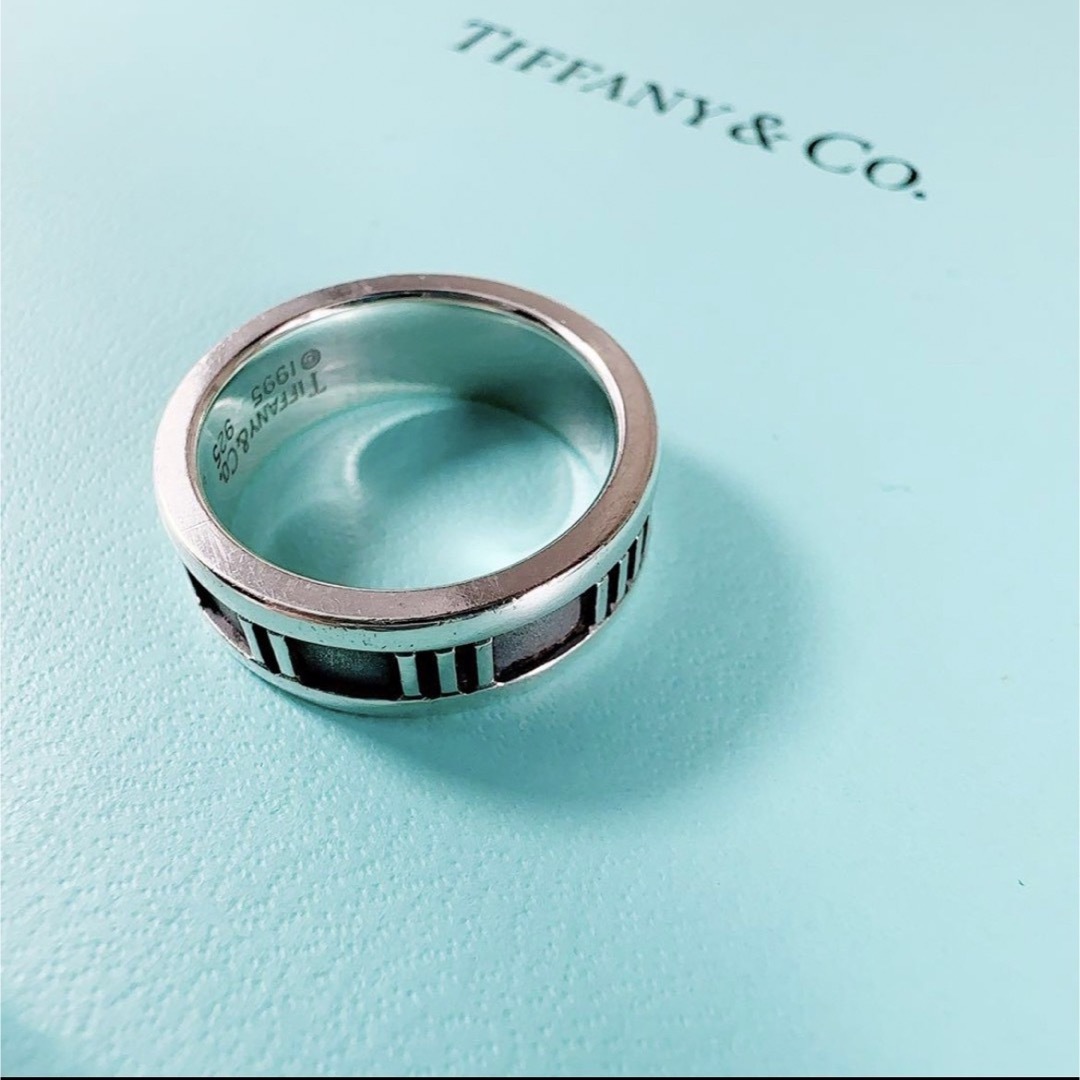 Tiffany & Co.(ティファニー)のTIFFANY&Co ティファニー アトラス リング 10号 英文字 人気 銀 メンズのアクセサリー(リング(指輪))の商品写真