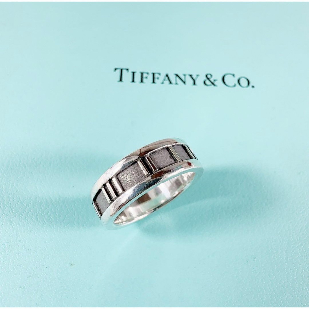 Tiffany & Co.(ティファニー)のTIFFANY&Co ティファニー アトラス リング 10号 英文字 人気 銀 メンズのアクセサリー(リング(指輪))の商品写真