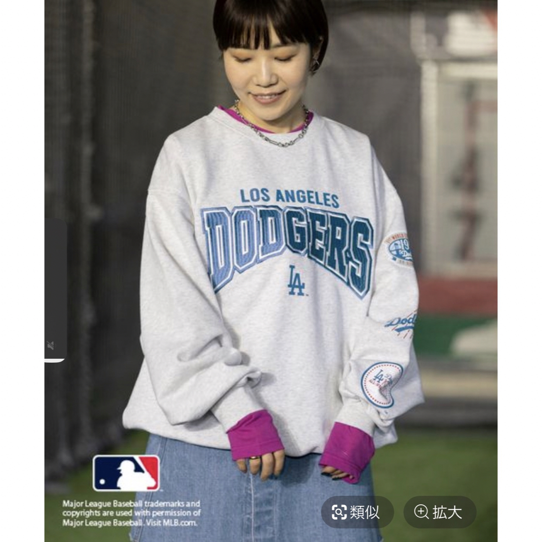 LEPSIM(レプシィム)のMLB クルーネックスウェット レディースのトップス(トレーナー/スウェット)の商品写真