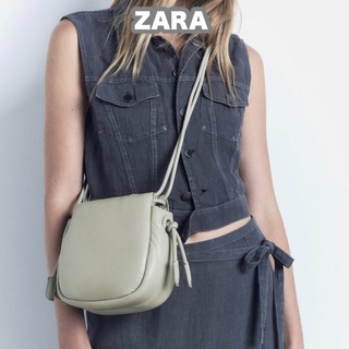 ザラ(ZARA)の新品同様★ ZARA ザラ キルティング バケット バッグ  グレー(ショルダーバッグ)