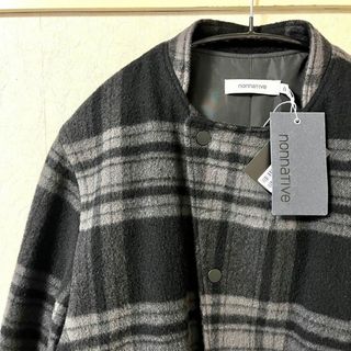 ノンネイティブ(nonnative)の★定価7.5万タグ付き★nonnativeノンネイティブ ウールチェックコート(ステンカラーコート)