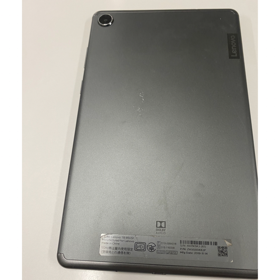 Lenovo(レノボ)のLenovo タブレット　Tab M8 wifiモデル　8型 スマホ/家電/カメラのPC/タブレット(タブレット)の商品写真