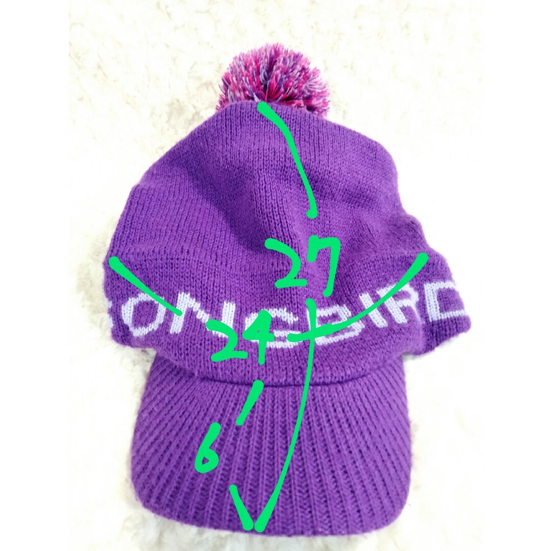SONGBIRD ソングバード ニット帽 パープル スキー スノーボード メンズの帽子(ニット帽/ビーニー)の商品写真