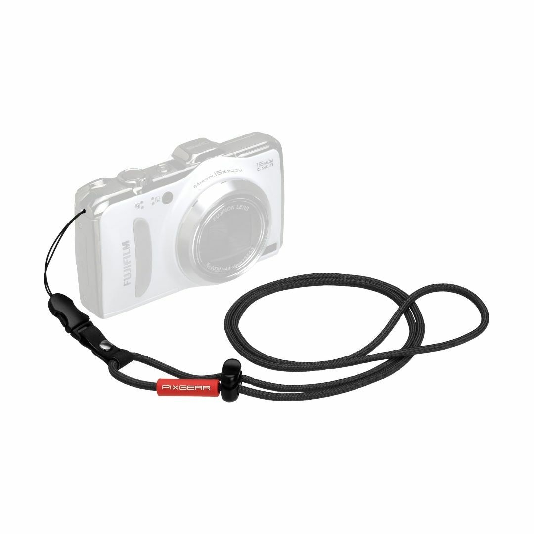 【色: ブラック】ハクバ HAKUBA PixGEAR スマートネックストラップ スマホ/家電/カメラのカメラ(その他)の商品写真