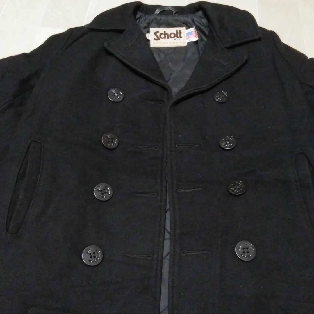 schott(ショット)の【Schott】ショット ピーコート 750B サイズ 20 90’s USA製 メンズのジャケット/アウター(ピーコート)の商品写真