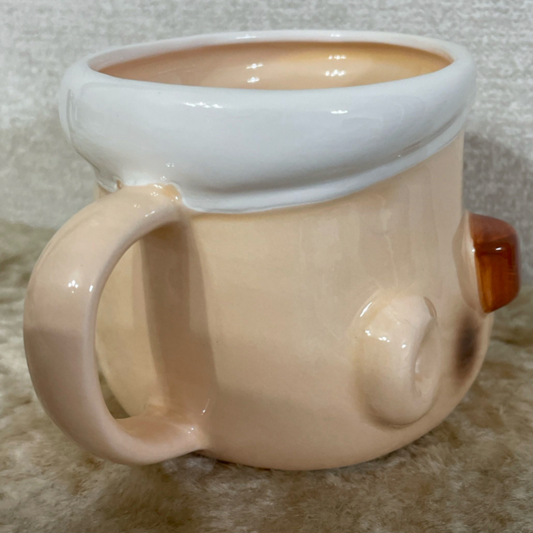 新品　ポパイ　陶器　フェース　マグカップ キッズ/ベビー/マタニティの授乳/お食事用品(マグカップ)の商品写真