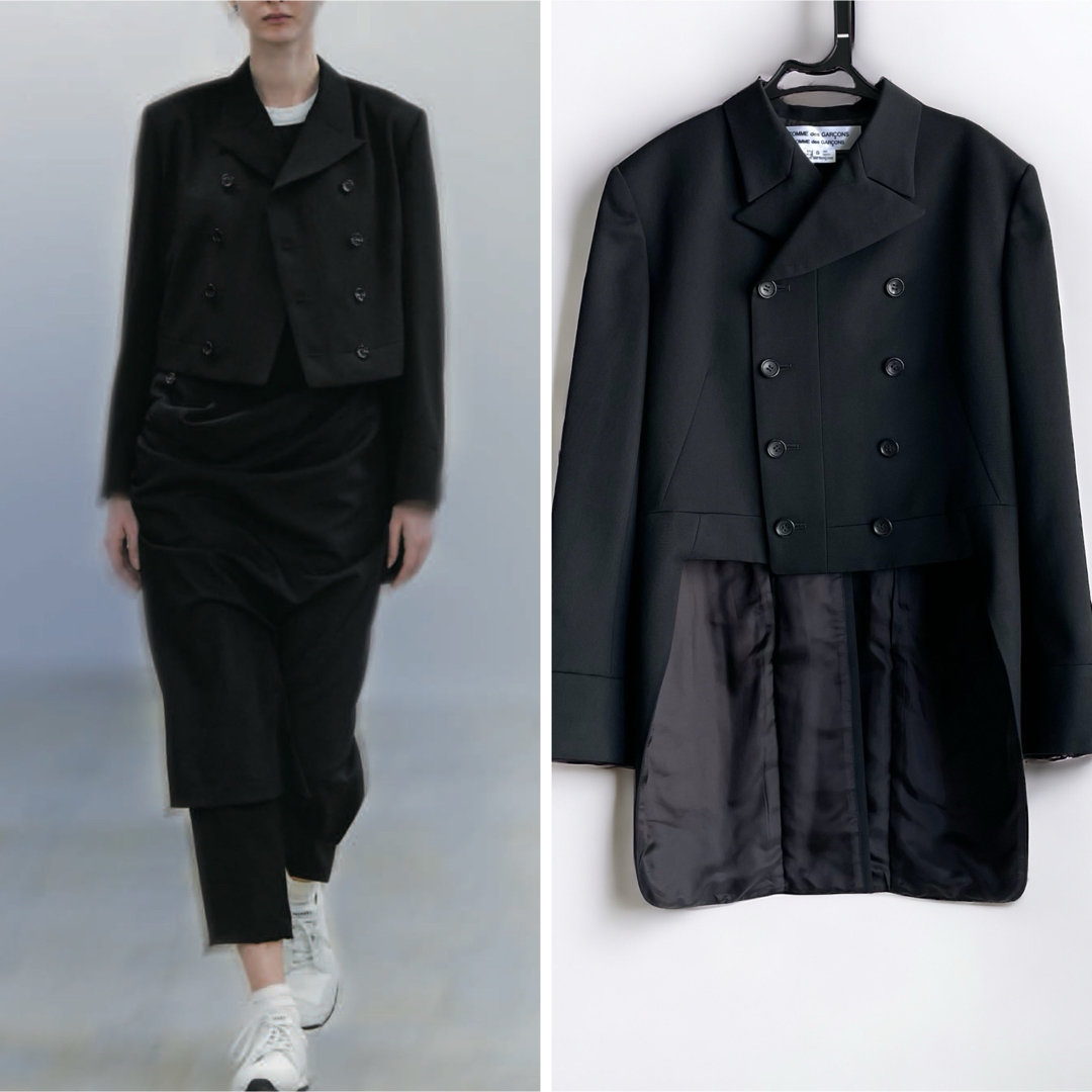 COMME des GARCONS COMME des GARCONS(コムデギャルソンコムデギャルソン)の極美品 コムコム 23-24AW ロングテーラードジャケット S 燕尾 レディースのジャケット/アウター(テーラードジャケット)の商品写真