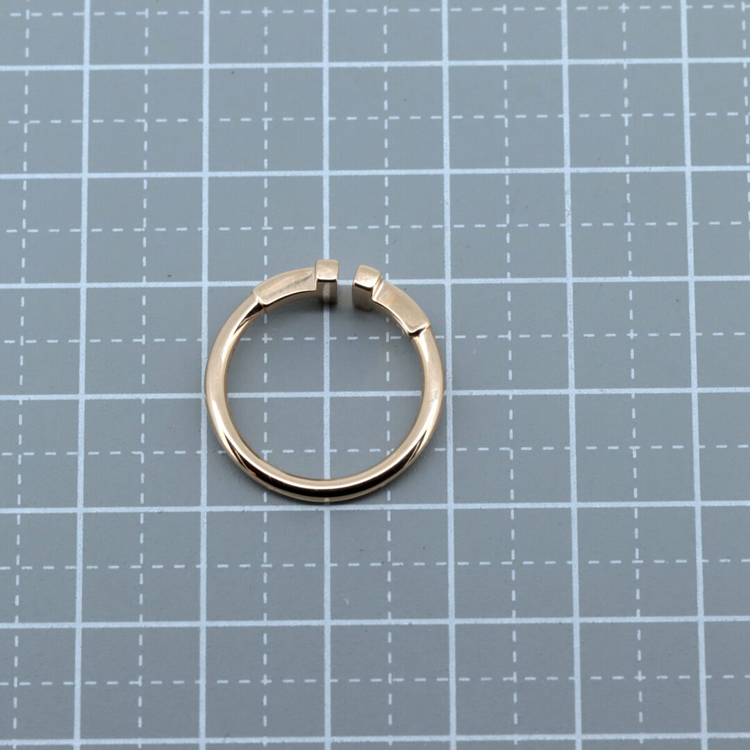 Tiffany & Co.(ティファニー)の目立った傷や汚れなし ティファニー T ワイヤー リング 指輪 9号 K18PG(18金 ピンクゴールド) レディースのアクセサリー(リング(指輪))の商品写真
