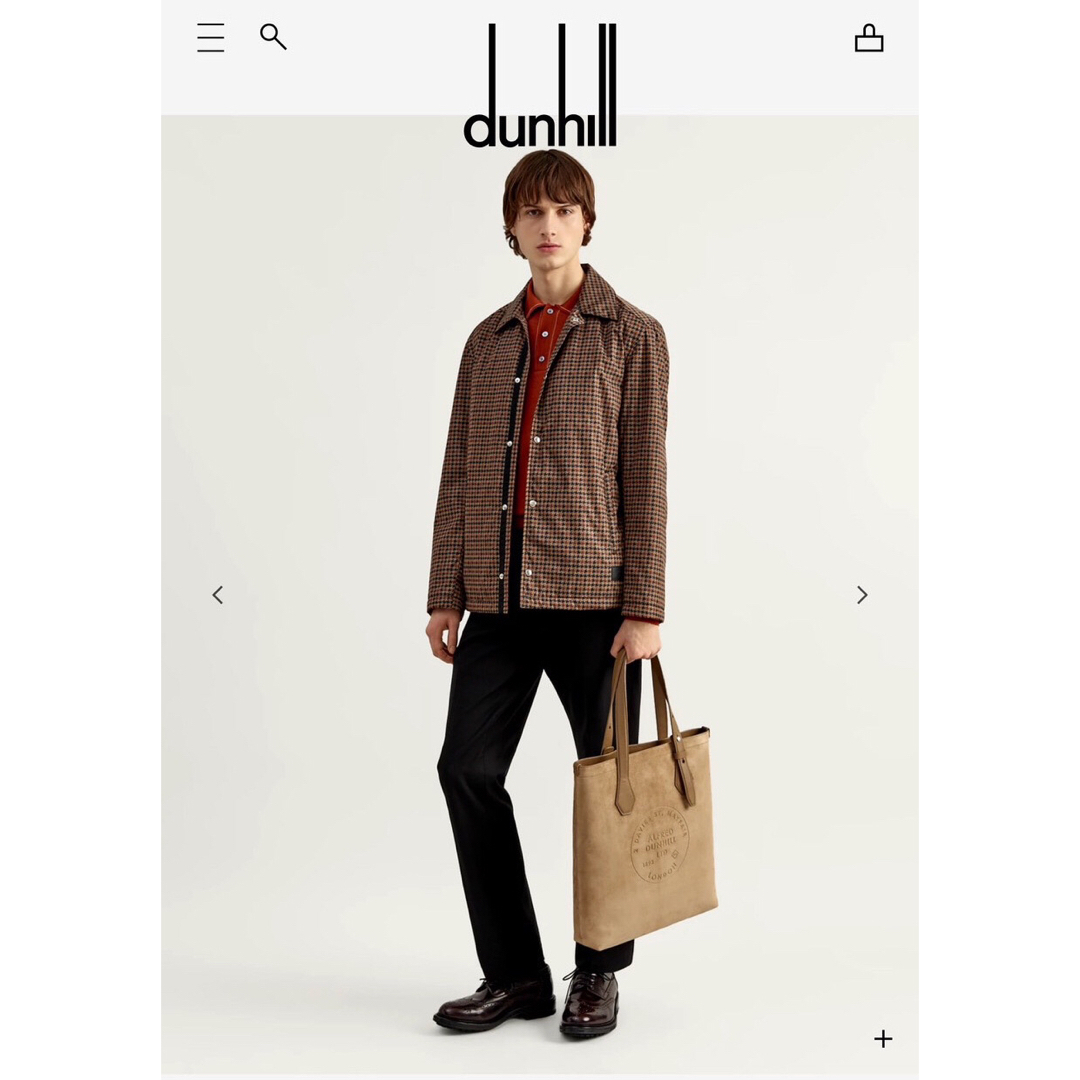 Dunhill(ダンヒル)の希少♡スエード仕様♡美品♡A4可♡ダンヒル 1893 ビックロゴ トートバッグ メンズのバッグ(トートバッグ)の商品写真