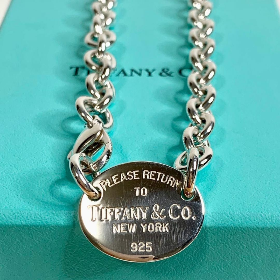 Tiffany & Co.(ティファニー)の新品仕上げ TIFFANY&Co. リターントゥ ロゴプレート チョーカー y4 レディースのアクセサリー(ネックレス)の商品写真