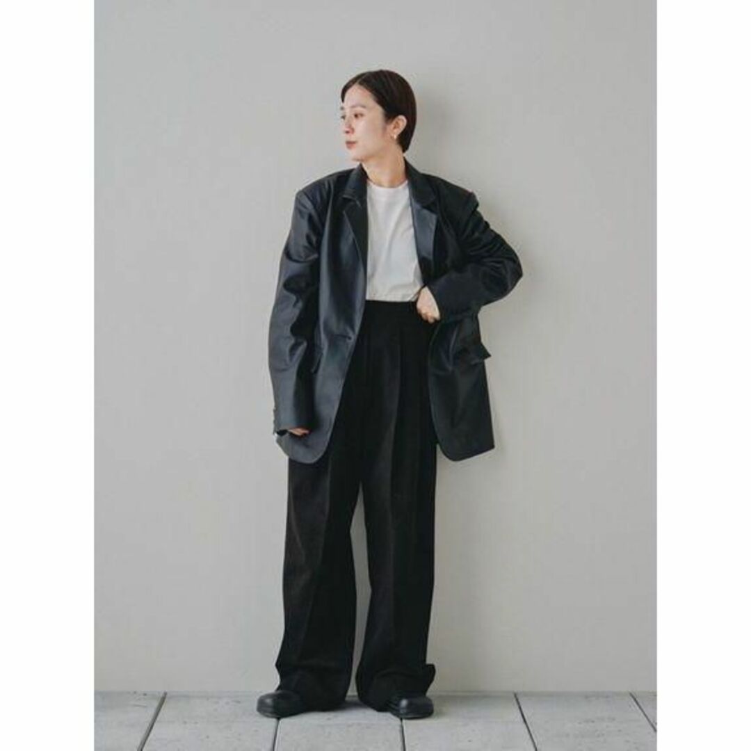 TODAYFUL(トゥデイフル)の【新品】TODAYFUL Ecoleather Tailored Jacket レディースのジャケット/アウター(テーラードジャケット)の商品写真