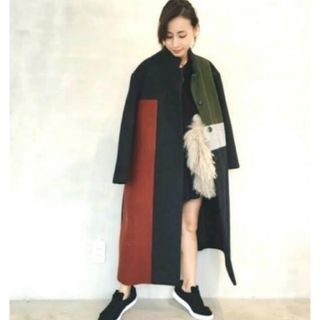 アメリヴィンテージ(Ameri VINTAGE)のAmeri Vintage COLOR LINE OVERCOAT ロングコート(ロングコート)