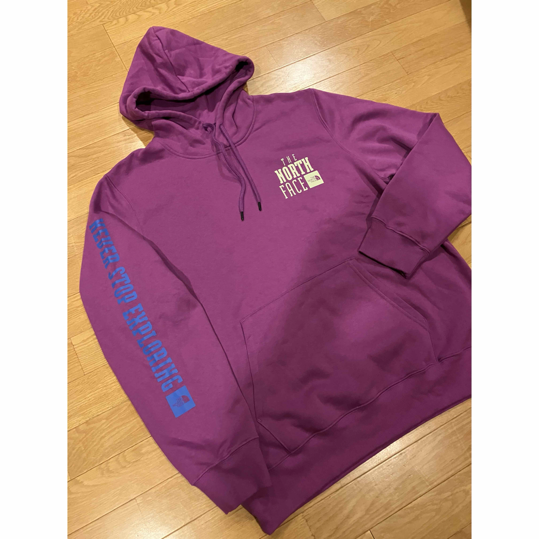 THE NORTH FACE(ザノースフェイス)のTHE NORTH FACE パーカー プルオーバー 大きいsize XL 紫色 メンズのトップス(パーカー)の商品写真