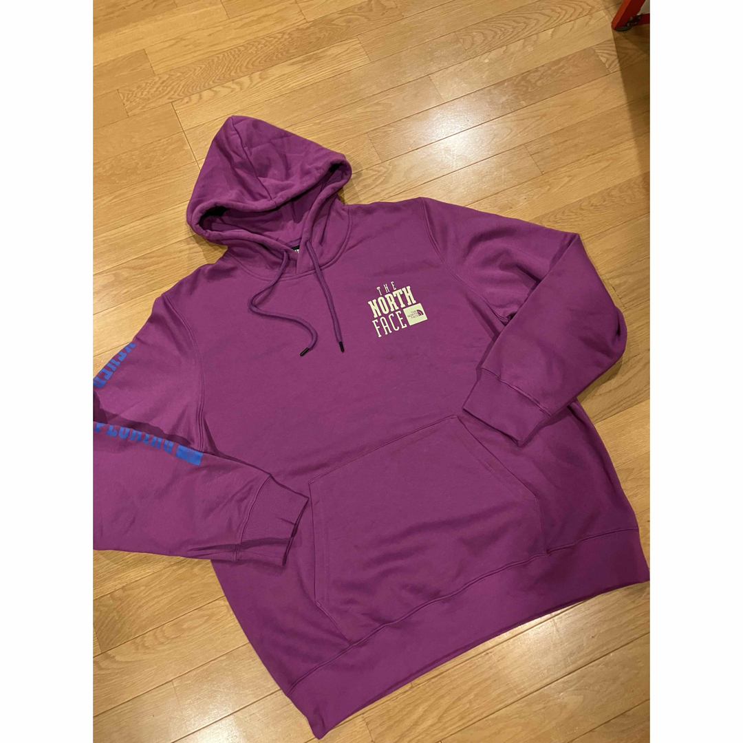 THE NORTH FACE(ザノースフェイス)のTHE NORTH FACE パーカー プルオーバー 大きいsize XL 紫色 メンズのトップス(パーカー)の商品写真