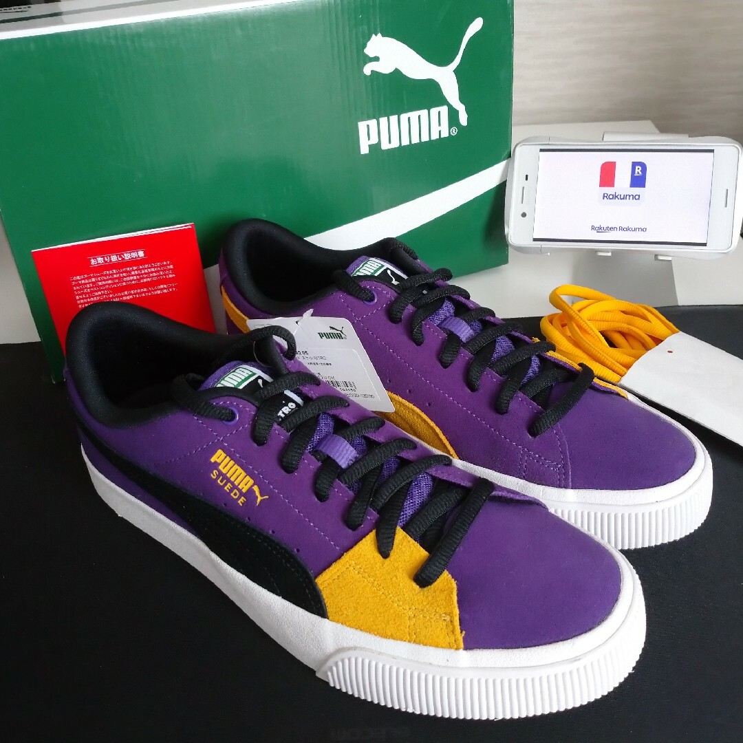 PUMA(プーマ)の27 紫 386082 プーマ ユニセックス スウェード スケート ニトロ メンズの靴/シューズ(スニーカー)の商品写真