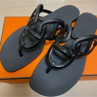 【最終値下げ】HERMES エルメス　エニド　サンダル　38