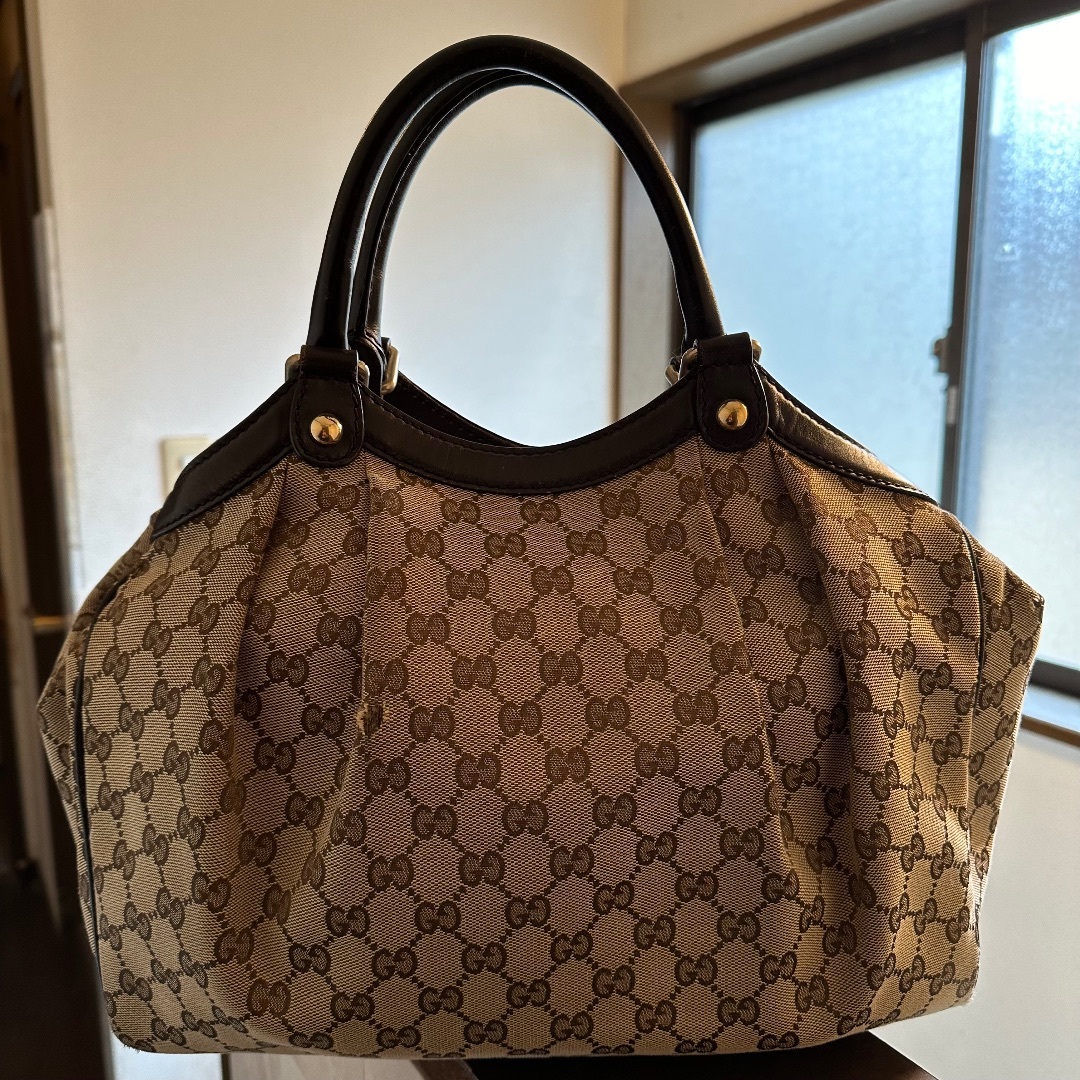 Gucci(グッチ)のGUCCI GGキャンバス グッチスーキートートバッグ レディースのバッグ(ショルダーバッグ)の商品写真