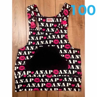 アナップキッズ(ANAP Kids)の⭐️ANAP⭐️LOGO ジャンパースカート　100(スカート)